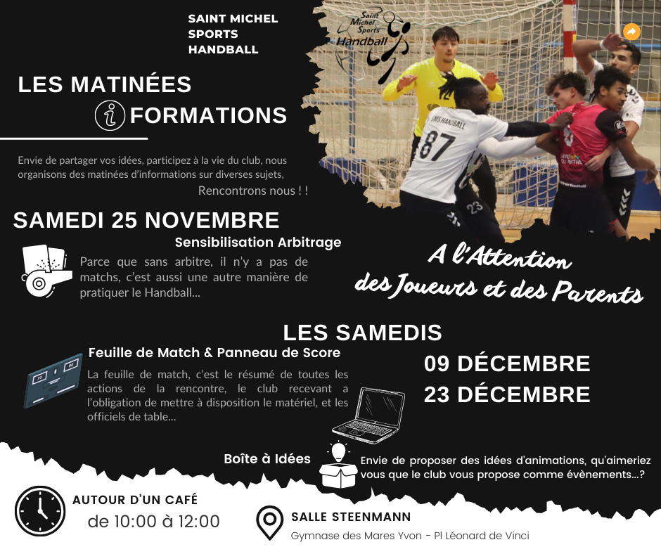Affiches Matinées Formations